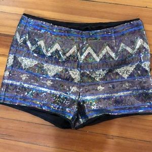 Forever 21 sequenced shorts XS